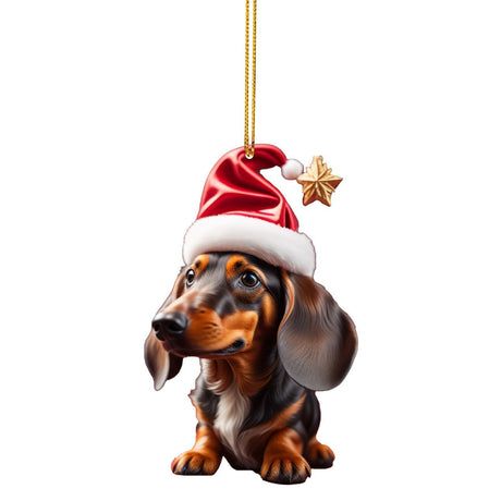 Funny Dog Christmas Tree Ornament - Yorkn Inc✅