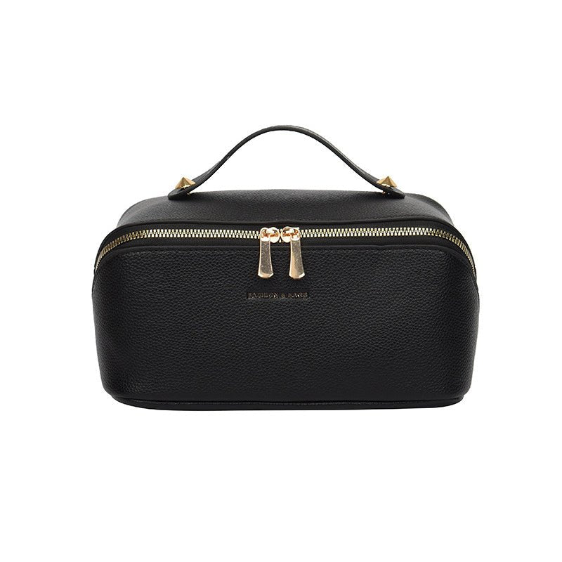 Genuine Leather Handheld Makeup Bag - Yorkn Inc✅