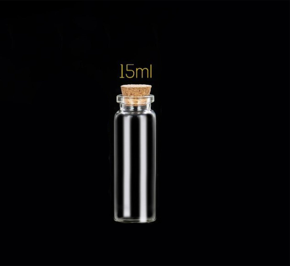 Glass Vials With Cork - Yorkn Inc✅