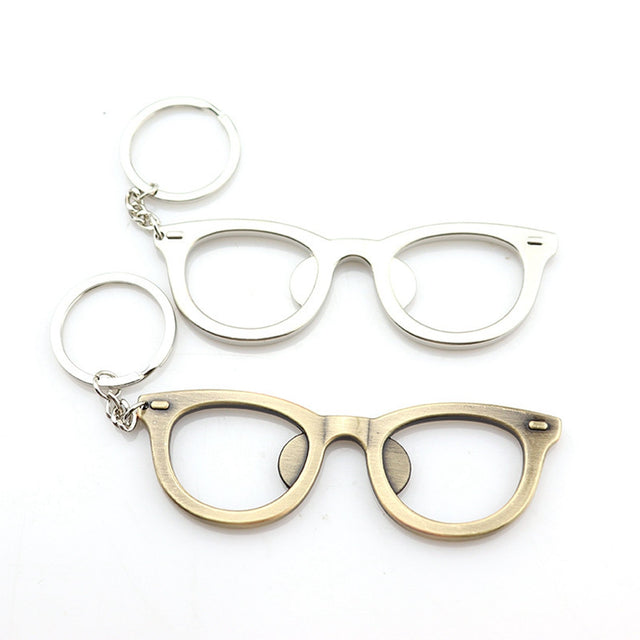 Glasses Shaped Bottle Opener Key Chain - Yorkn Inc✅