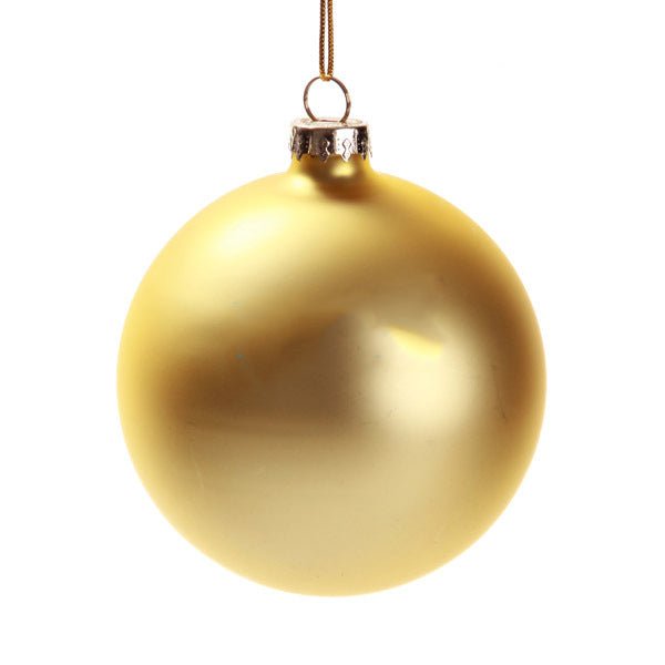 Gold Glass Bulb Ornament - Yorkn Inc✅