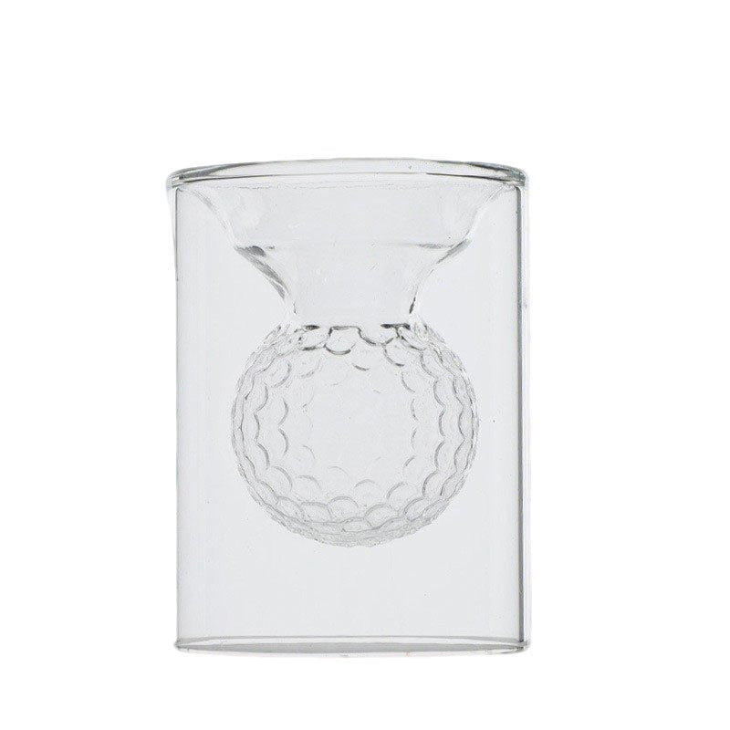 Golf Ball Double Wall Glass Cup - Yorkn Inc✅