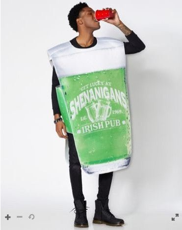 Green Beer St. Patrick's Day Costume - Yorkn Inc✅