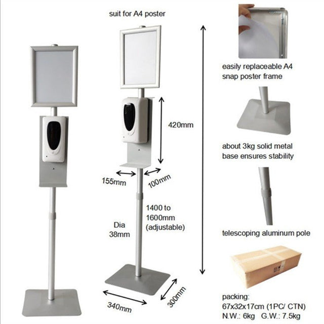 Hand Sanitizer Stands - By Boat - Yorkn Inc✅