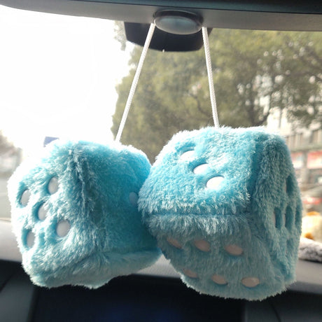 Hanging Fuzzy Dice For Car - Yorkn Inc✅