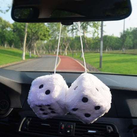 Hanging Fuzzy Dice For Car - Yorkn Inc✅