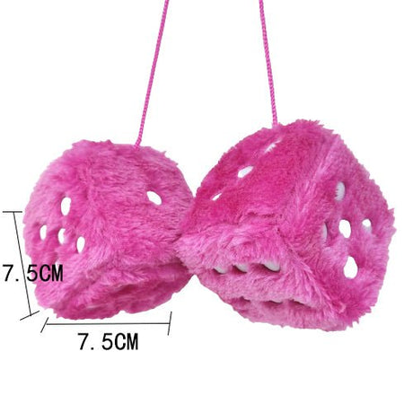 Hanging Fuzzy Dice For Car - Yorkn Inc✅