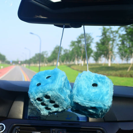 Hanging Fuzzy Dice For Car - Yorkn Inc✅