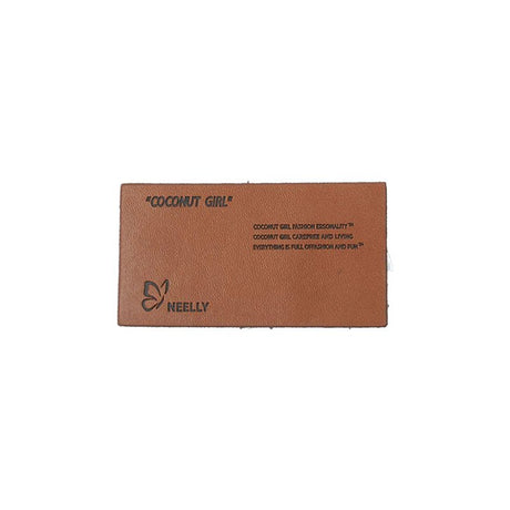 Heat Activated Adhesive Pu Leather Garment Label - Yorkn Inc✅