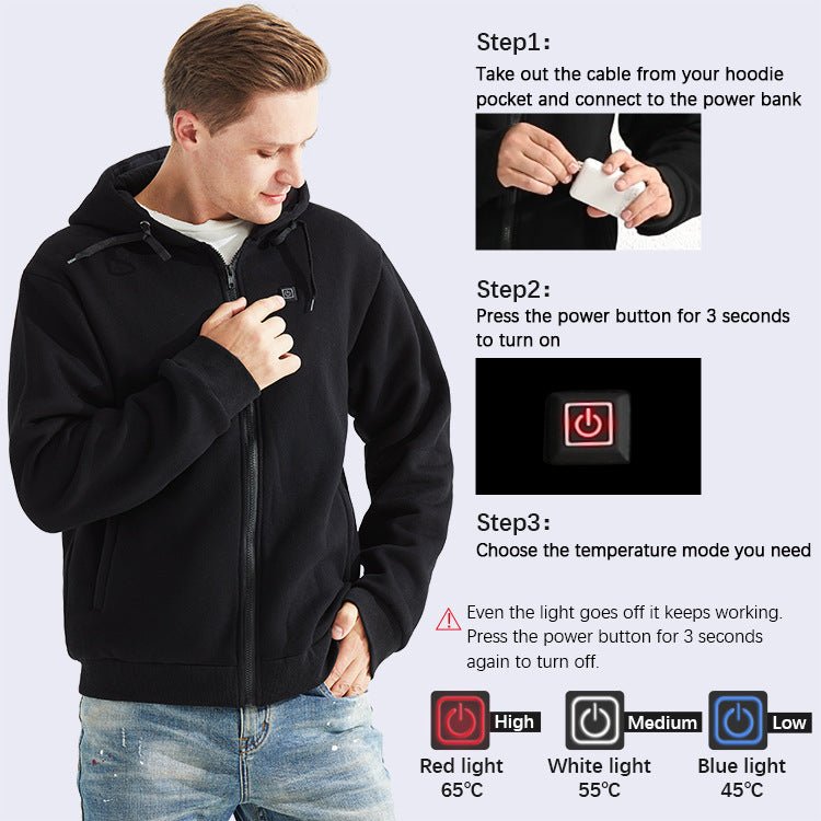 Heated Hoodie - Yorkn Inc✅