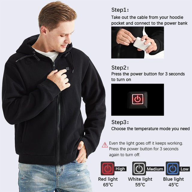 Heated Hoodie - Yorkn Inc✅