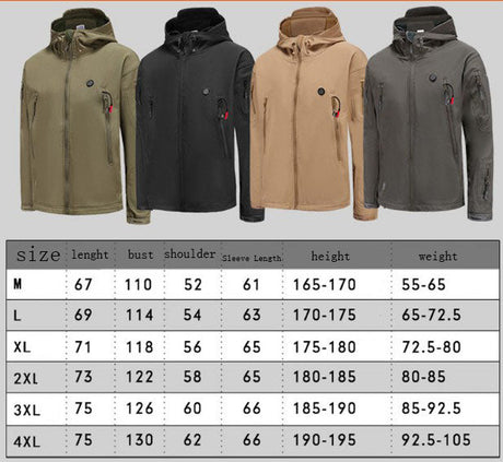 Heated Warm Hoodie & 10000mah Power Bank - Yorkn Inc✅