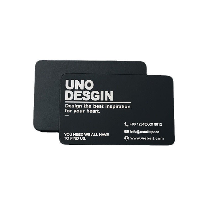 High - end Metal Business Card - Yorkn Inc✅