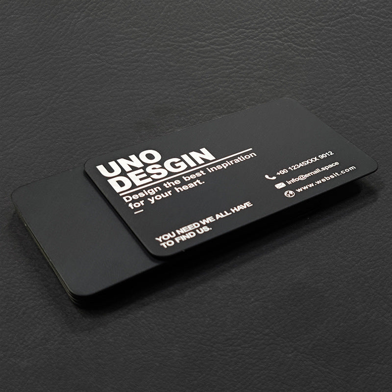 High - end Metal Business Card - Yorkn Inc✅