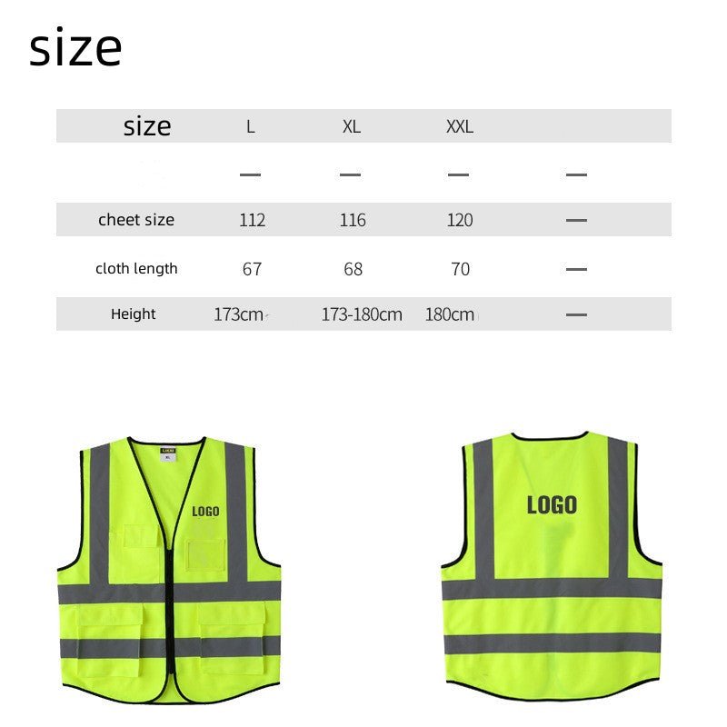High Visibility Safety Reflective Vest With Pocket - Yorkn Inc✅