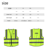 High Visibility Safety Reflective Vest With Pocket - Yorkn Inc✅