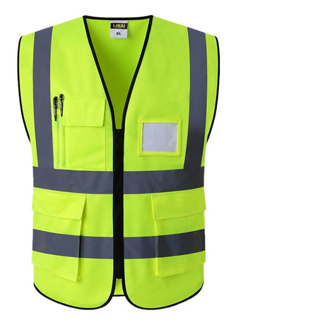 High Visibility Safety Reflective Vest With Pocket - Yorkn Inc✅