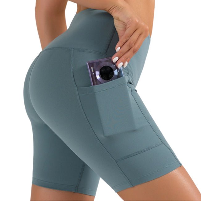 High Waisted Workout Shorts - Yorkn Inc✅
