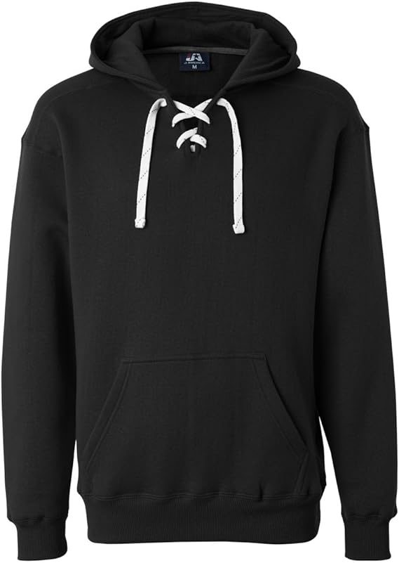 Hockey Hoodie Lace Up Sweatshirt - Yorkn Inc✅