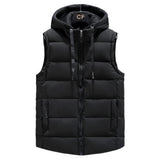 Hooded Sleeveless Quilted Vest - Yorkn Inc✅