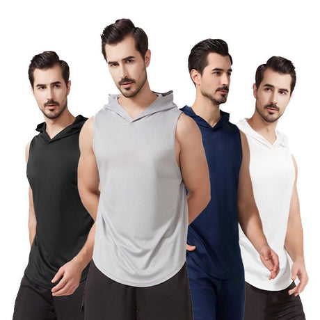 Hooded Workout Tank Top - Yorkn Inc✅