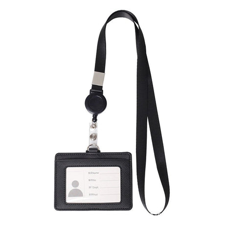 Horizontal Leather Holder With Lanyard - Yorkn Inc✅