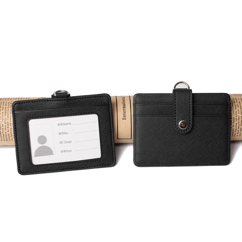 Horizontal Leather Holder With Lanyard - Yorkn Inc✅