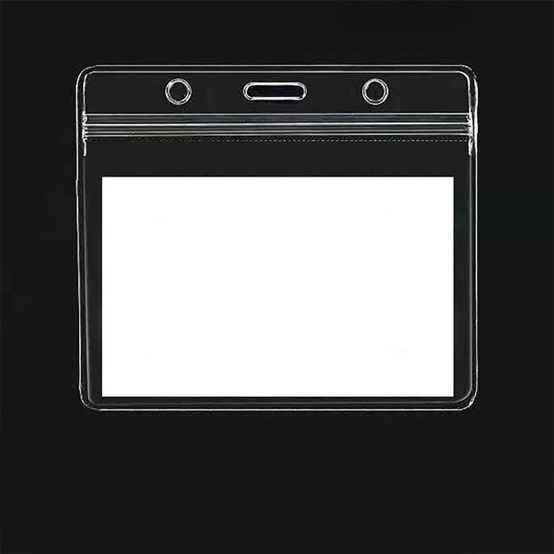 Horizontal Transparent Badge Holder - Yorkn Inc✅