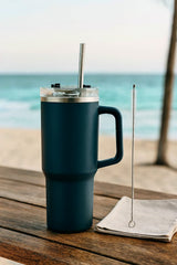 Hydration Tumbler 40 Oz Stainless Steel With Straw - Yorkn Inc✅