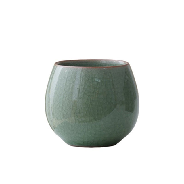 Ice Crackle Glaze Tea Cup - Yorkn Inc✅