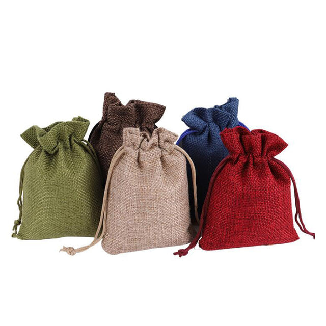 Imitation Burlap Drawstring Pouch - Yorkn Inc✅