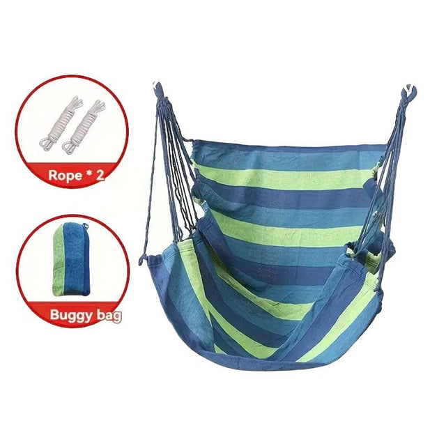 Indoor Canvas Swing Chair Hammock - Yorkn Inc✅