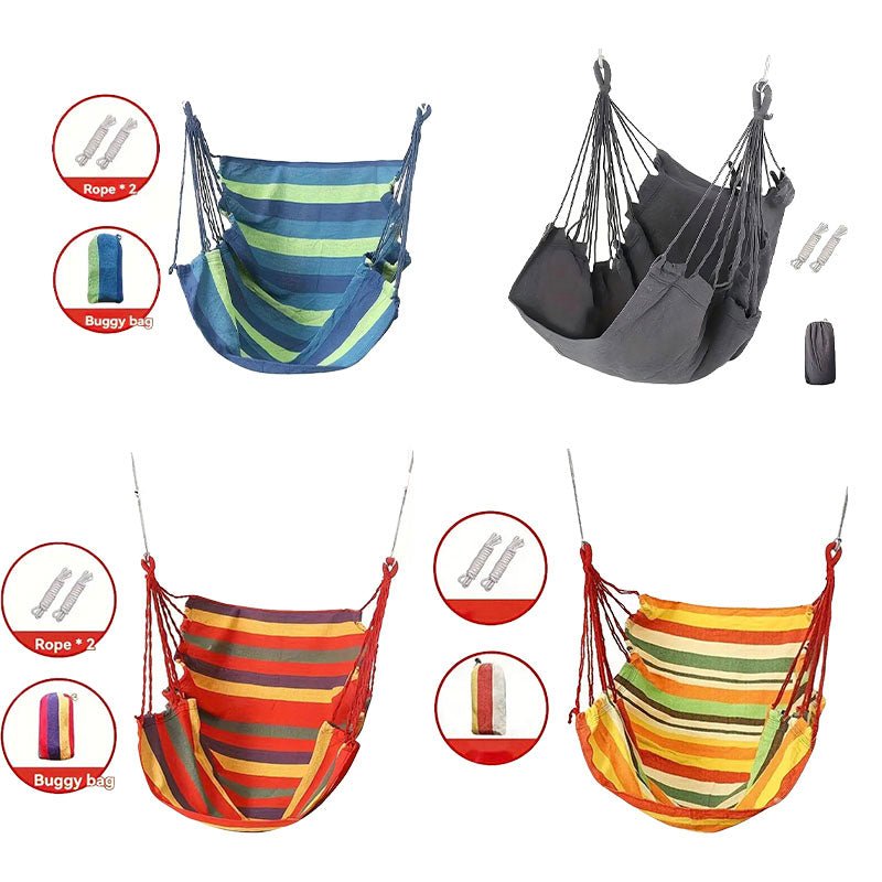 Indoor Canvas Swing Chair Hammock - Yorkn Inc✅