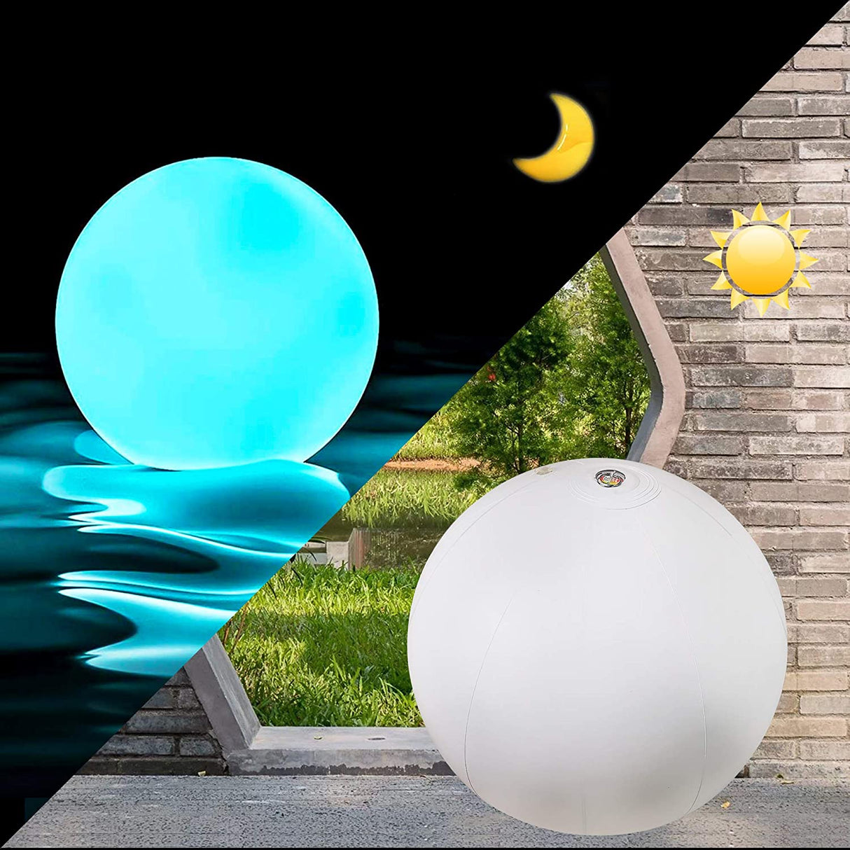Inflatable Ball Light Up 15.7inch - Yorkn Inc✅