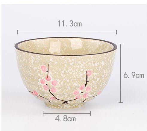 Japanese Porcelain Rice Bowl - Yorkn Inc✅