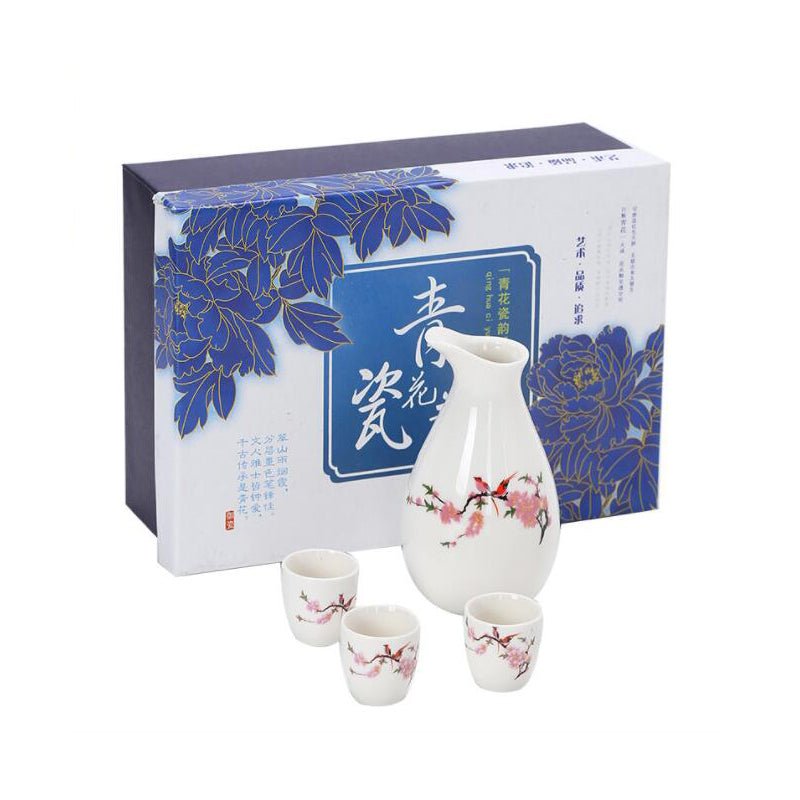 Japanese Sake Pot With Wine Bottle - Yorkn Inc✅