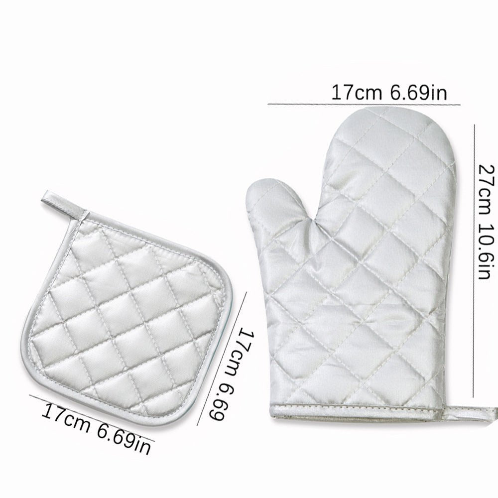 Kitchen Oven Mitts & Pot Holder Set - Yorkn Inc✅