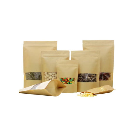 Kraft Pouch With Window - Yorkn Inc✅