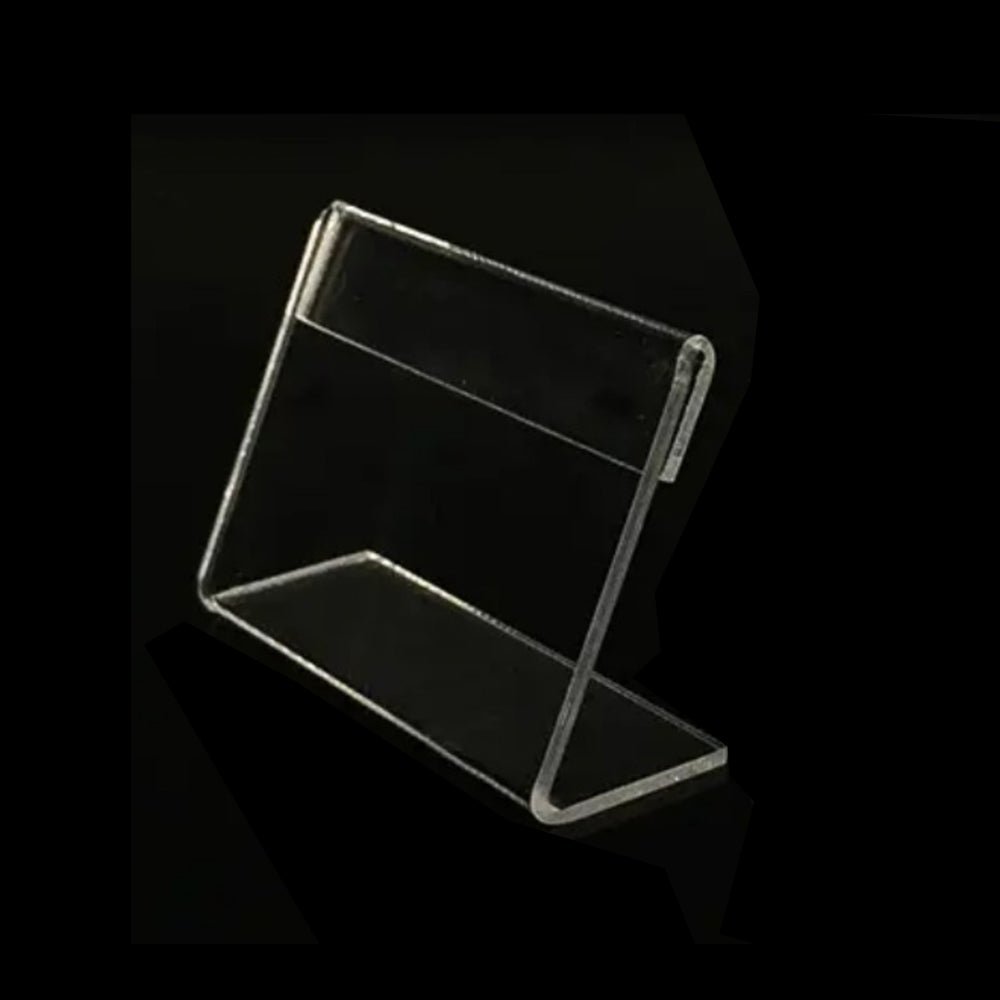 L - shaped Clear Acrylic Display Stand Holder - Yorkn Inc✅