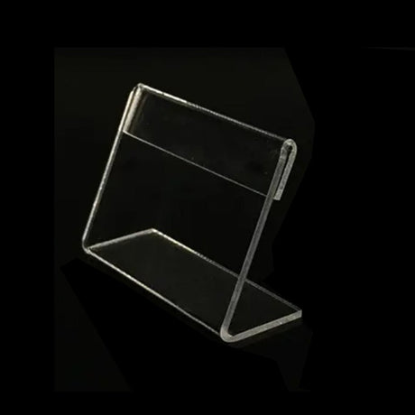L - shaped Clear Acrylic Display Stand Holder - Yorkn Inc✅