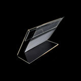 L - shaped Clear Acrylic Display Stand Holder - Yorkn Inc✅