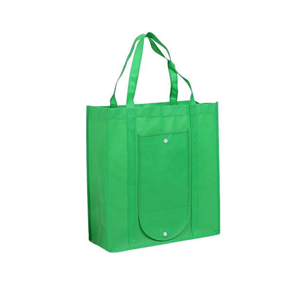 Laminated Non - woven Tote Bag With Button - Yorkn Inc✅