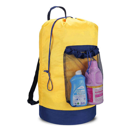 Laundry Bag With Shoulder Straps And Mes - Yorkn Inc✅