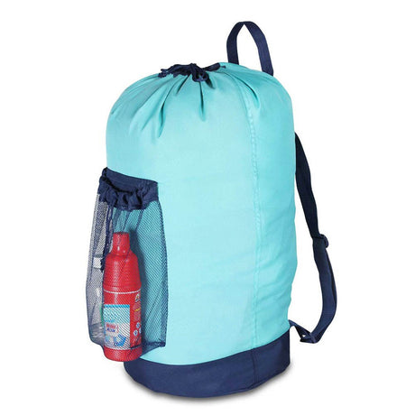 Laundry Bag With Shoulder Straps And Mes - Yorkn Inc✅
