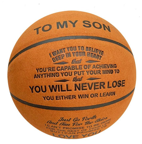 Leather Basketball Adult Size Debossed - Yorkn Inc✅