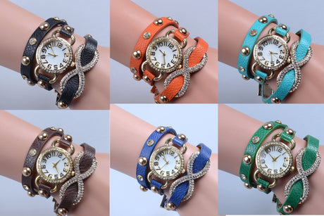  leather Bracelet Watch Wrist Watch - Yorkn Inc✅