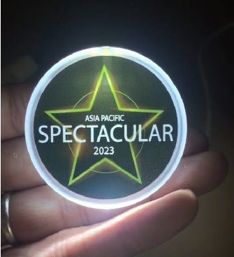 Led Circle Badge With Pin - Yorkn Inc✅