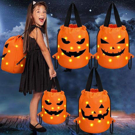 Led Light Halloween Bag Drawstring - Yorkn Inc✅