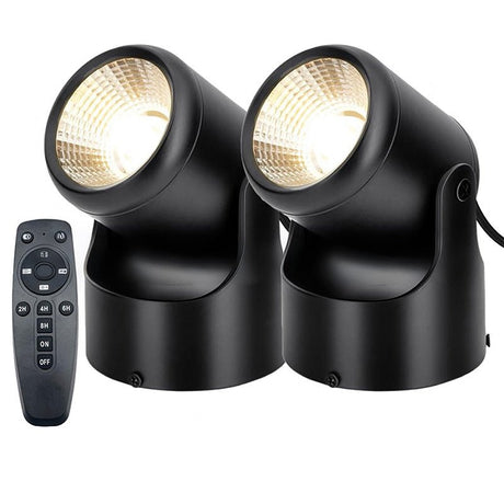 Led Spotlights With Remote Control - Yorkn Inc✅