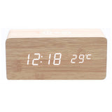 Led Wood Wireless Charging Clock - Yorkn Inc✅